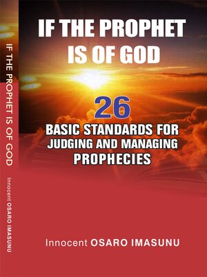 cover image of IF THE PROPHET IS OF GOD